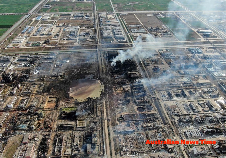China chemical plant explosion australiannewstime.com