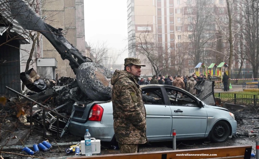 Ukraine helicopter accident australiannewstime.com