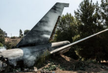 US medical transport plane crashes