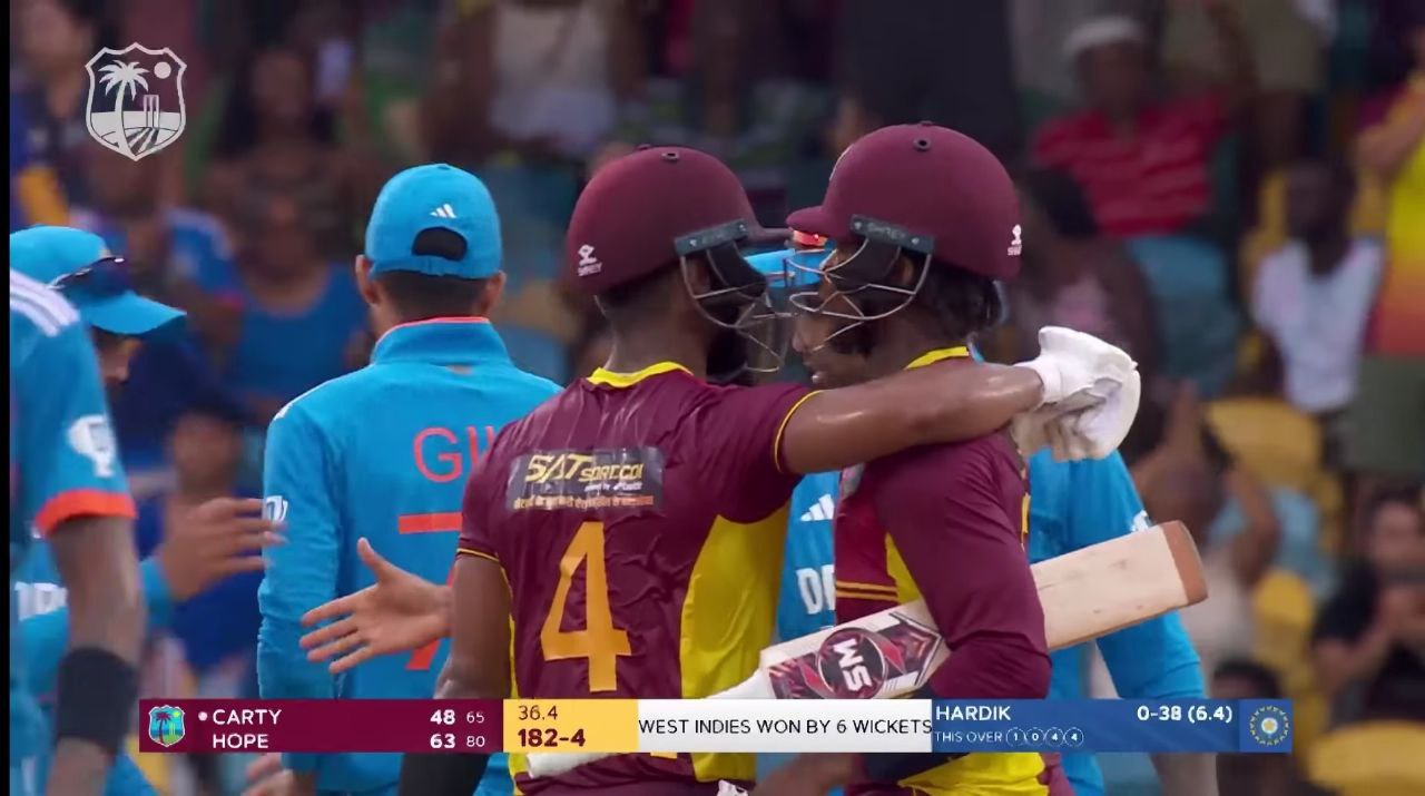 West Indies vs India on 2nd ODI