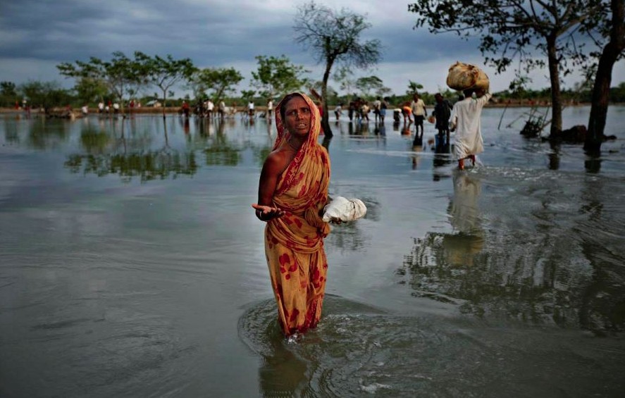 A woman in Bangladesh affected by Cyclone Aila
