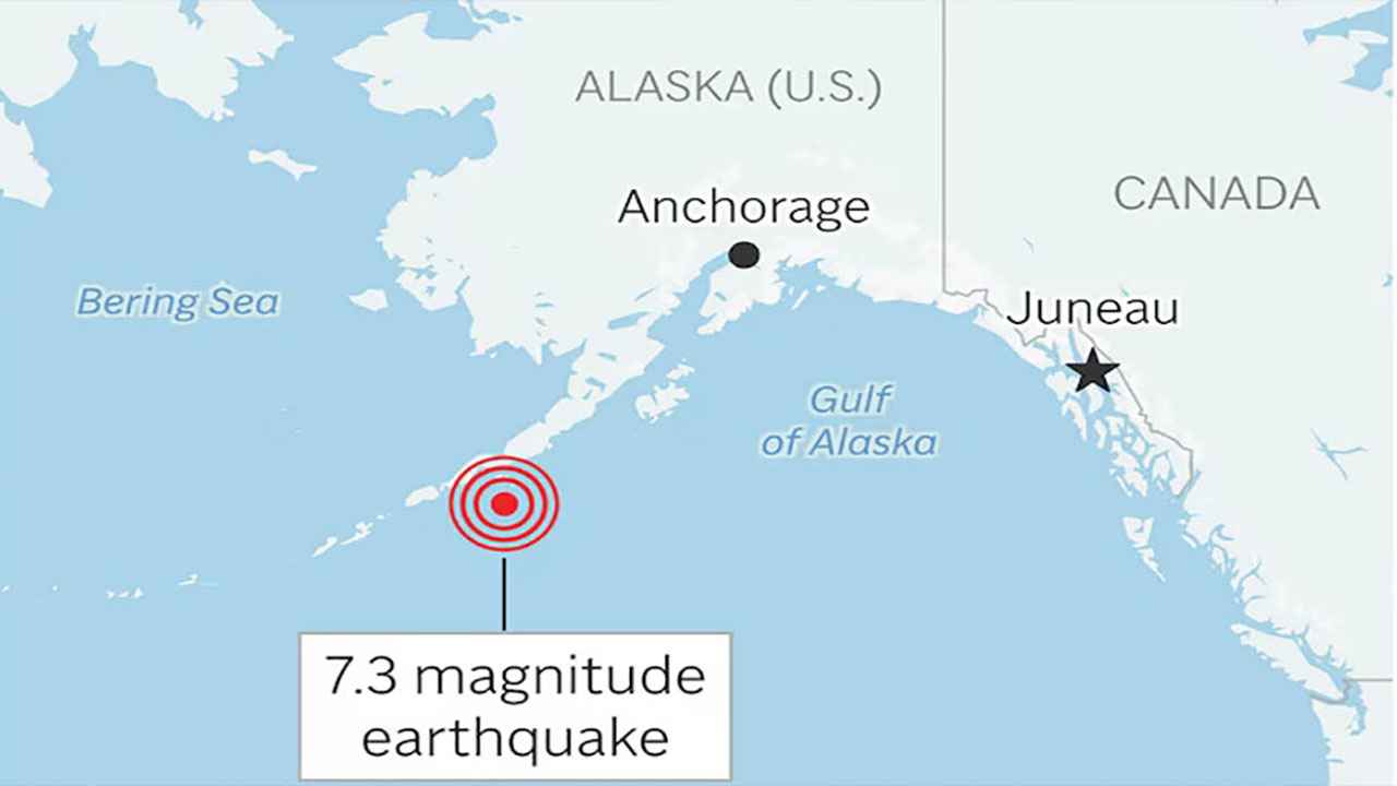 Powerful 7.3 Magnitude Earthquake Strikes Alaska Tsunami Warning Issued