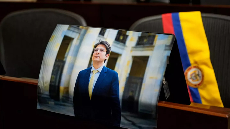 Colombian senator and presidential candidate Miguel Uribe