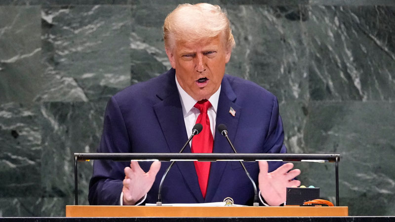 Trump at UN Recognizing Palestine Means Rewarding Hamas