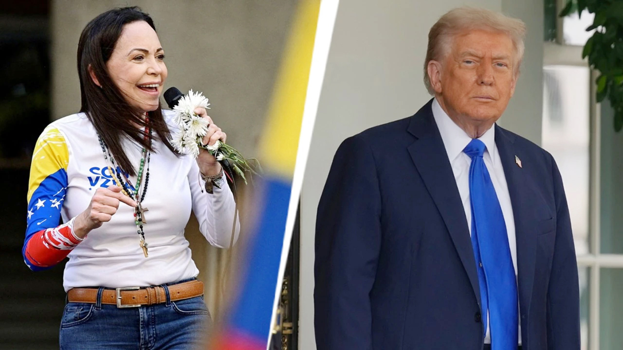 trump and marai macado