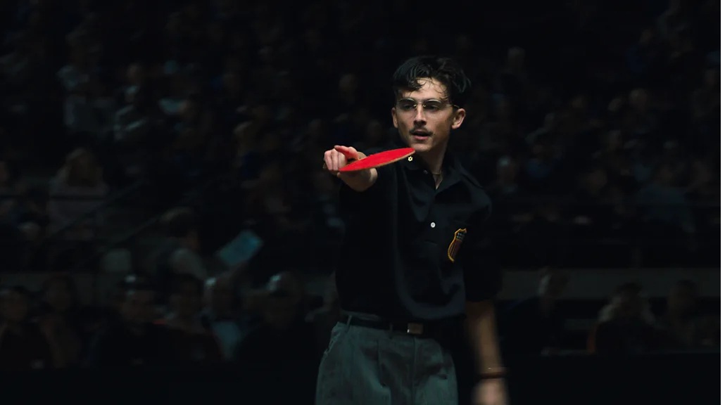 Timothée Chalamet Captivates as Selfish Ping-Pong Con Artist in 1950s New York.