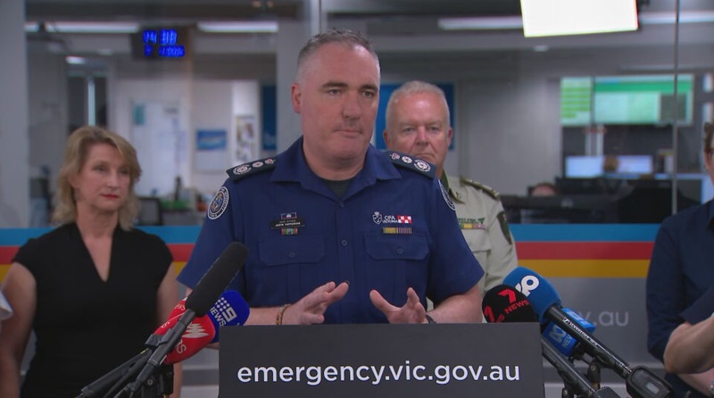 CFA chief officer Jason Heffernan warned conditions on Friday will be extreme throughout Victoria