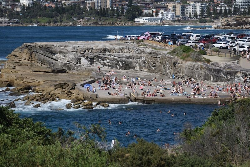 Sydneysiders flocked to beaches