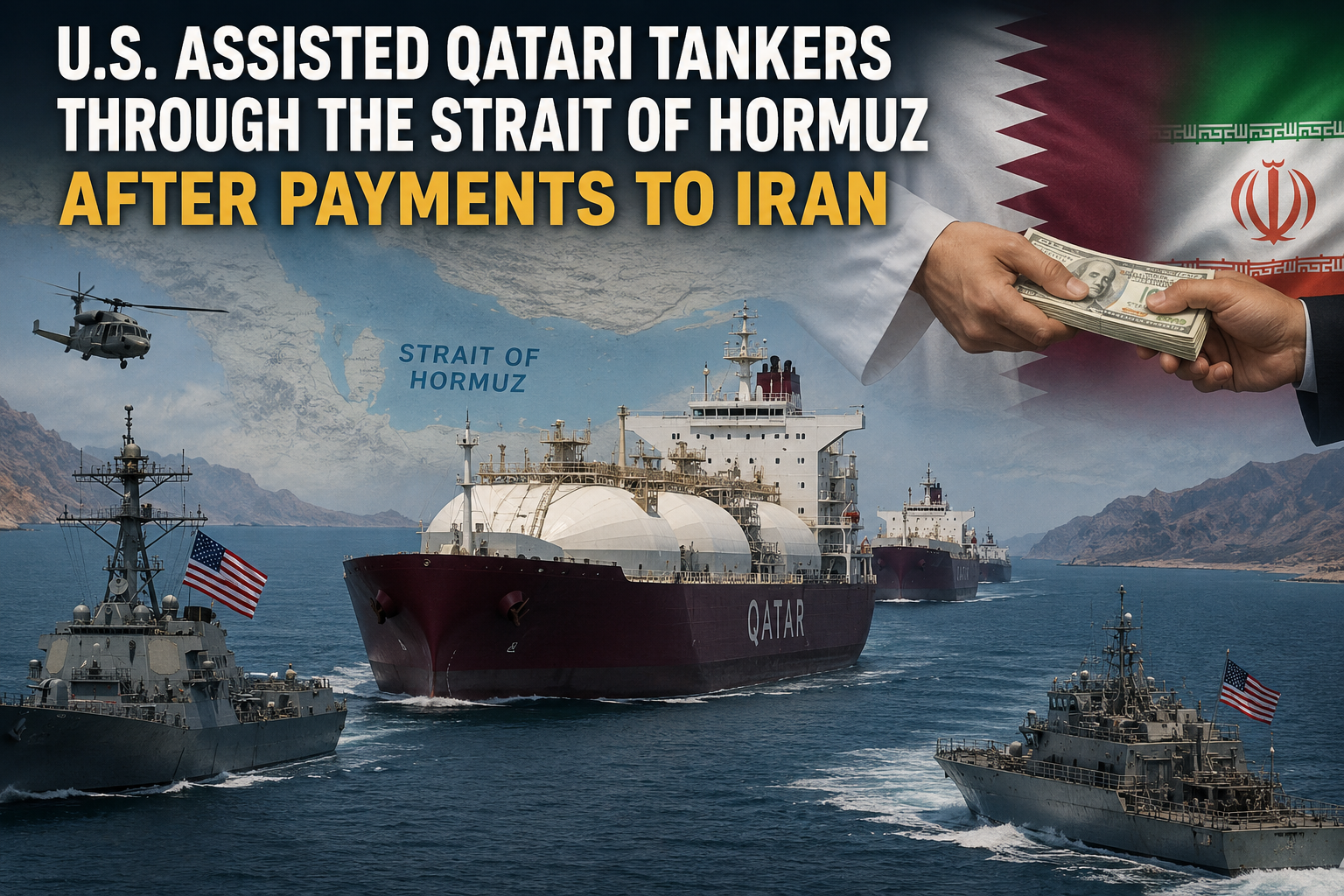 Report: U.S Assisted Tankers Through the Strait of Hormuz After Payments to Iran 125 US Payments Iran