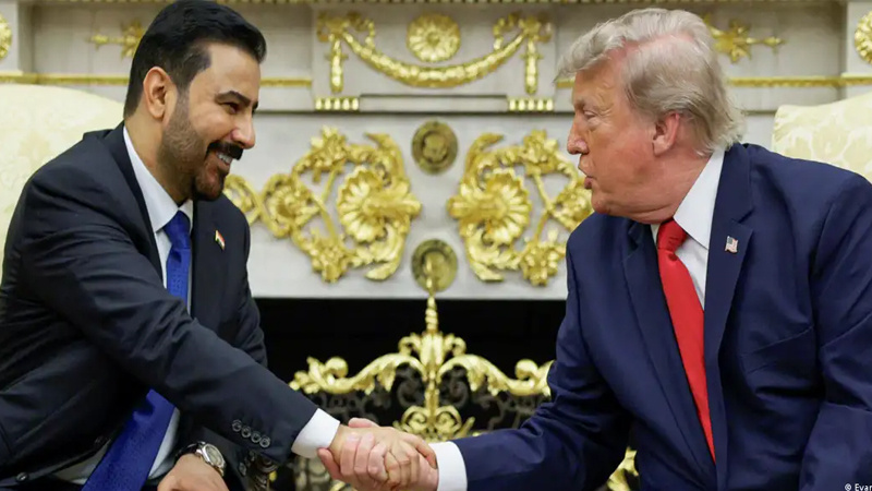 US President Donald Trump praised new Iraqi Prime Minister Ali al Zaidi