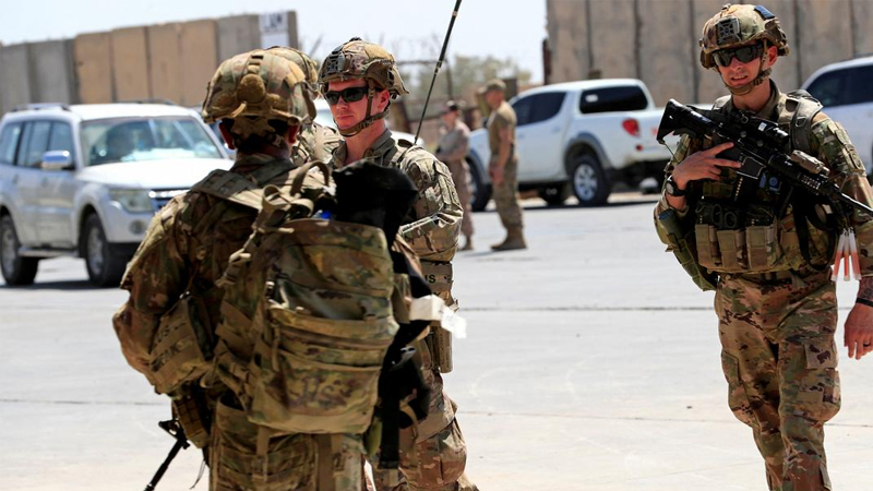 US troops remained in Erbil in the Kurdish region at a base near Baghdad airport